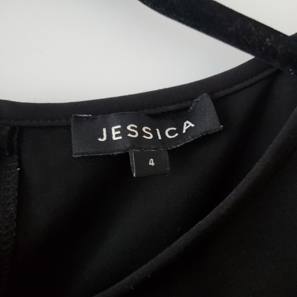 Jessica Straight Line Dress with Detailed Sleeves - Picture 6 of 6